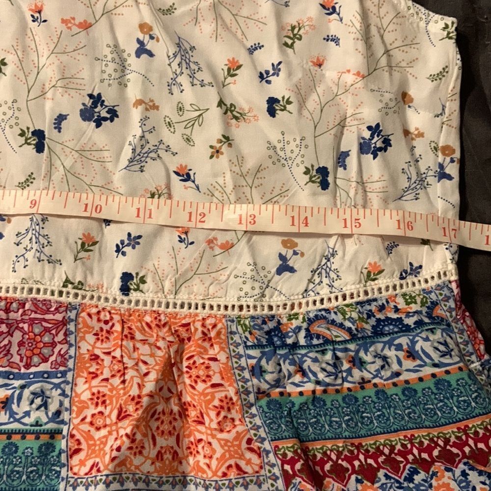 Aventura Laney Floral Patchwork Sleeveless Sundress in a women's size small - Picture 15 of 16